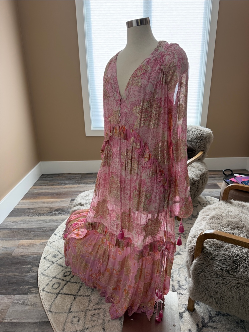 HEMANT & NANDITA floor length dress